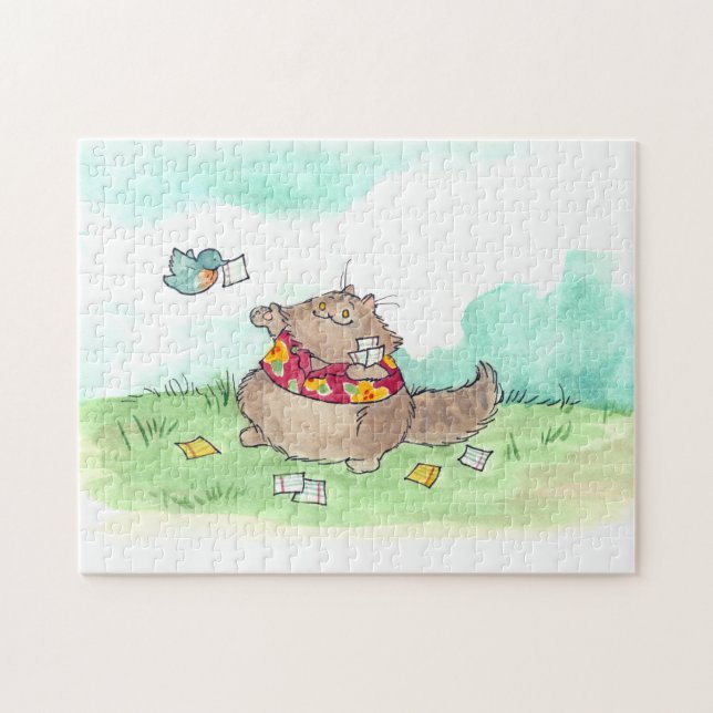 Quebra-cabeça Tuitando para Tommy (Horizontal)