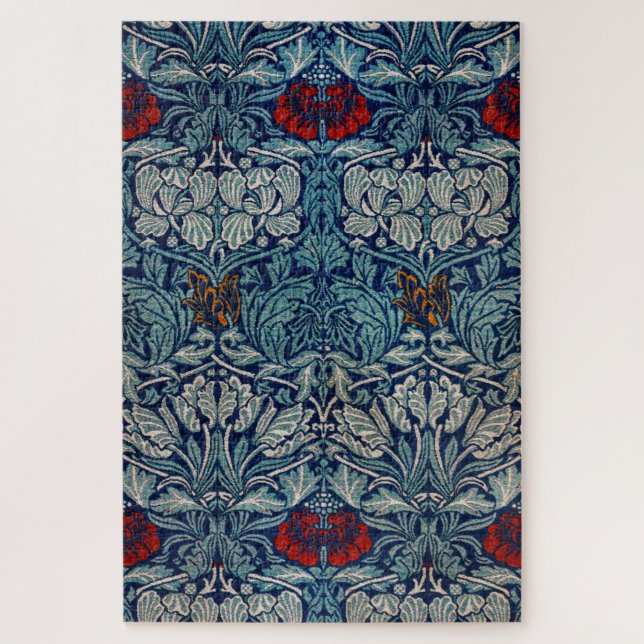 Quebra-cabeça Tulip e Rosa, William Morris (Vertical)