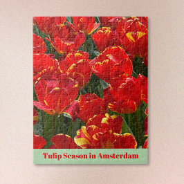 Quebra-cabeça Tulip Season in Amsterdam Jigsaw Puzzle