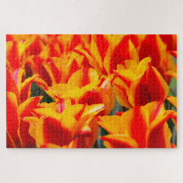 Quebra-cabeça Tulipas de Amsterdã.