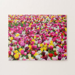 Quebra-cabeça Tulipas de Amsterdã.
