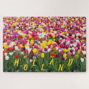 QUEBRA-CABEÇA TULIPAS DE HOLLAND