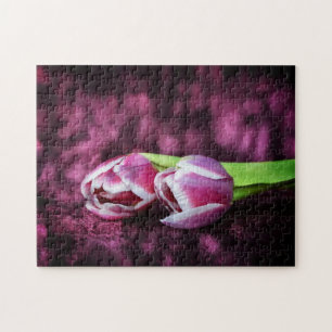 Quebra-cabeça Tulipas Rosa