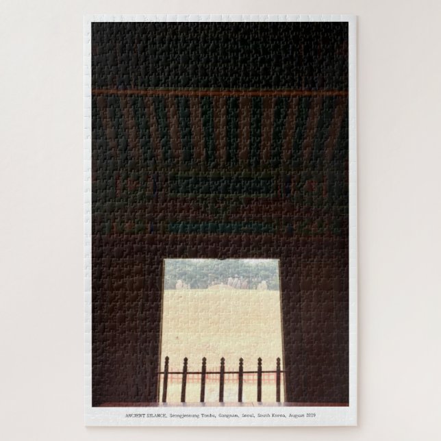 Quebra-cabeça Tumbas Seongeunjeong Seul Coreia Foto (Vertical)