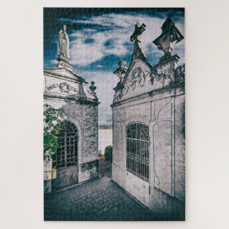 Quebra-cabeça Túmulos num cemitério católico do Crato, Portalegr