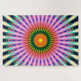 Quebra-cabeça Túnel colorido da mandala