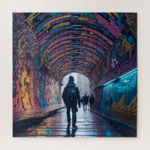 Túnel De grafite De Arte