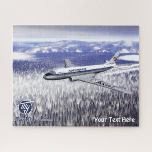 Quebra-cabeça Tupolev (Т у о л е в) Tu-104