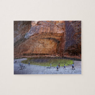 Quebra-cabeça Turistas no Cathedral Gorge, Bungle Bungles