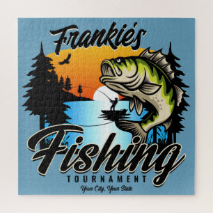 Quebra-cabeça Turnê de Pesca Personalizada Truta de Anglas de Pe