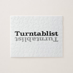 Quebra-cabeça Turntablist ʇ sılqɐ ʇ uɹ n ⊥