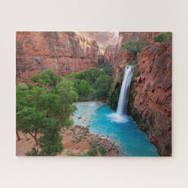 Quebra-cabeça Turquoise Havasu Falls no Grand Canyon (Horizontal)