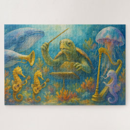 Quebra-cabeça Turtle Conductor Ocean Symphony Orchestra Sea