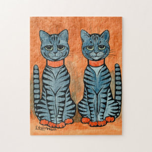 Quebra-cabeça Twin Cats Por Louis Wain