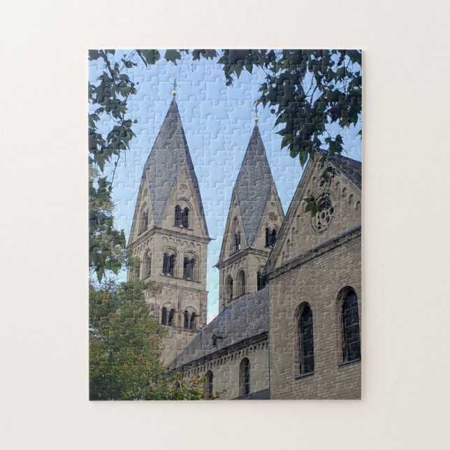 Quebra-cabeça Twin Spires de Serenidade Puzzle, 28 cm x 35,5 cm (Vertical)