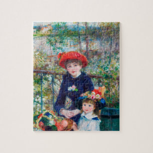 Quebra-cabeça Two Sisters (On the Terrace) Pierre Auguste Renoir