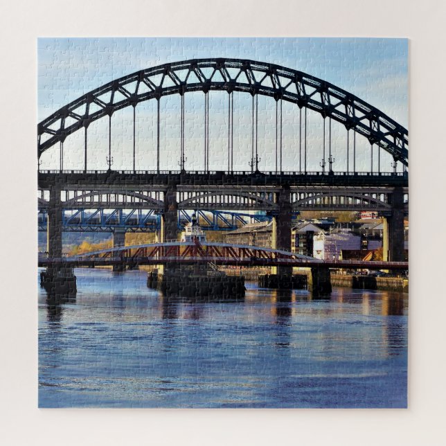 Quebra-cabeça Tyne Bridge Newcastle UK Photo Square (Vertical)