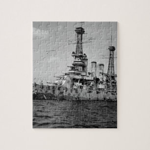 Quebra-cabeça U.S. imagem in_War de New-jersey da navio de