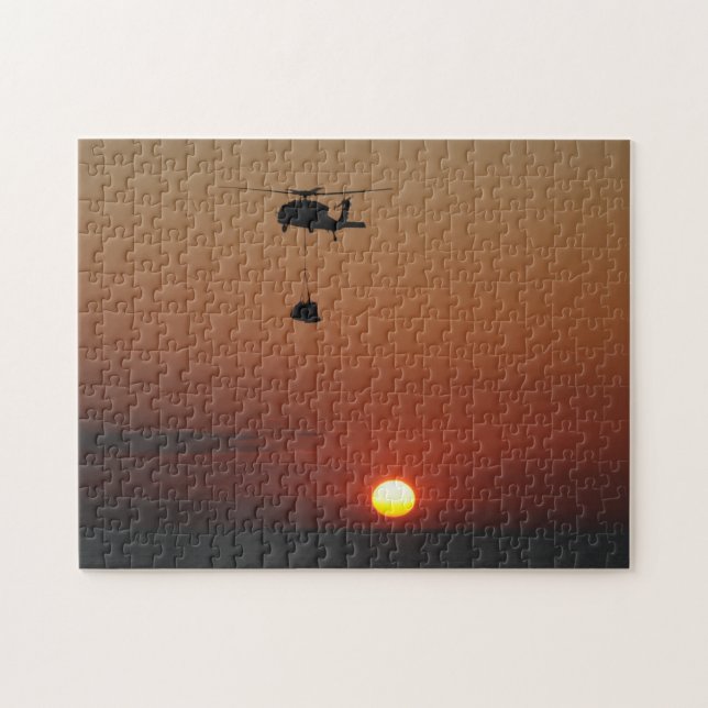 Quebra-cabeça U.S. Marinho MH-60S Seahawk (Horizontal)