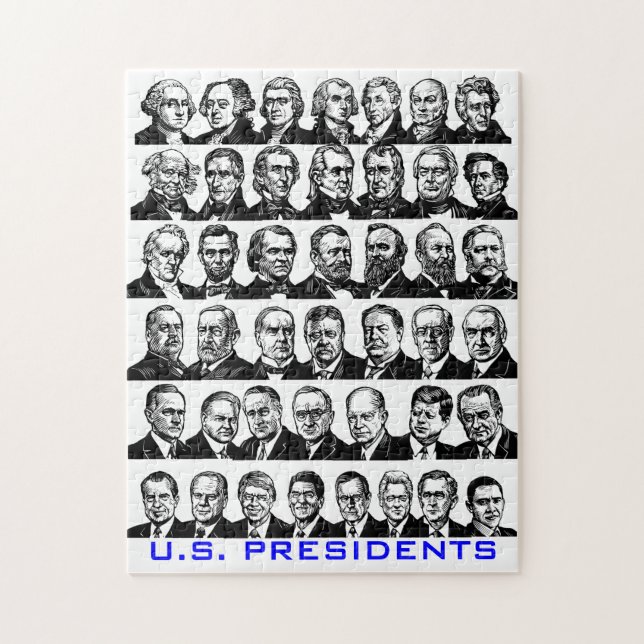 Quebra-cabeça U.S. Presidentes Confusão (Vertical)
