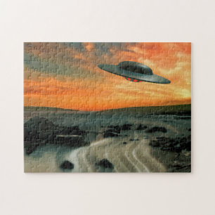 Quebra-cabeça UFO sobre a costa