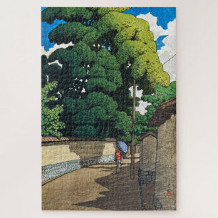 Quebra-cabeça ukiyoe [hasui] C21 Shimohonda-town, Kanazawa