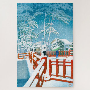 Quebra-cabeça ukiyoe - hasui - No.24 Ponte Yakumo no Nagata ...