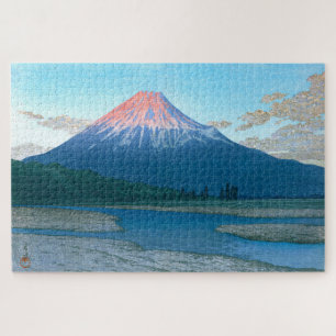 Quebra-cabeça ukiyoe - hasui - No.30 O rio Fuji -