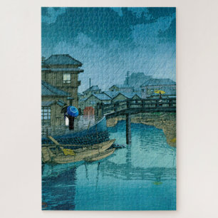 Quebra-cabeça ukiyoe - hasui - No.39 Shinagawa -
