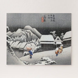 Quebra-cabeça ukiyoe Hiroshige Nº15-2 Kambara