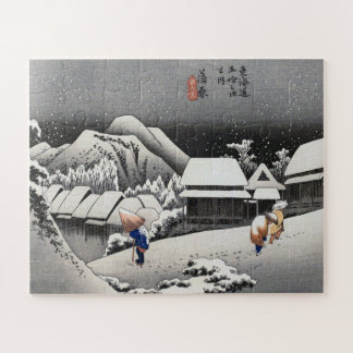 Quebra-cabeça ukiyoe Hiroshige Nº 15-2 Kambara
