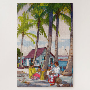 Quebra-cabeça ukiyoe - Yoshida - 06 - Singapura -