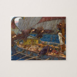 Quebra-cabeça Ulisses e as Sirens por John William Waterhouse