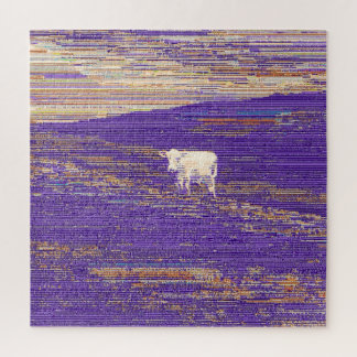 Quebra-cabeça Última Transmissão ou Vaca em um Campo
