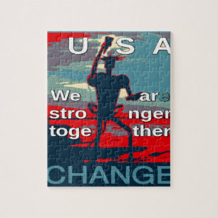 Quebra-cabeça Último slogan da campanha de Hillary Clinton para 