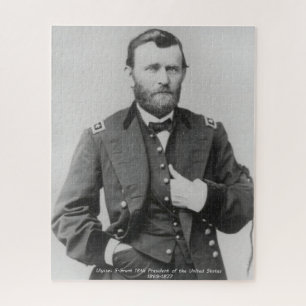 Quebra-cabeça Ulysses S. Grant 18º Presidente da América.