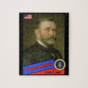 Quebra-cabeça Ulysses S. Grant Baseball Card
