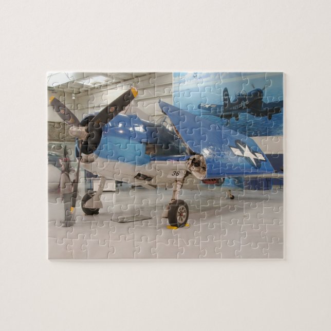 Quebra-cabeça Um avião de combate F-6F Hellcat da Segunda Guerra (Horizontal)