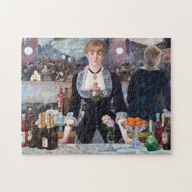 Quebra-cabeça Um Bar no Folies-Bergere, Manet (Horizontal)