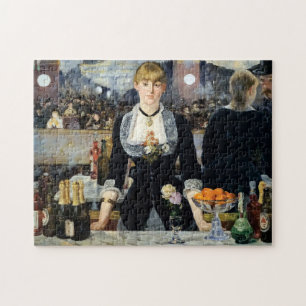 Quebra-cabeça Um Bar no Folies-Bergère por Manet
