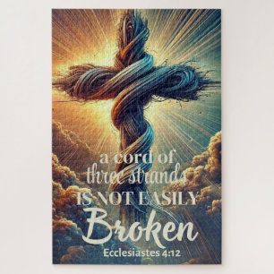 Quebra-cabeça "Um cabo de três fios" Eclesiastes 4:12