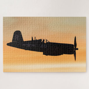 Quebra-cabeça Um caça Vought F4U Corsair
