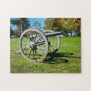 Quebra-cabeça Um canhão no campo de batalha de Fredericksburg