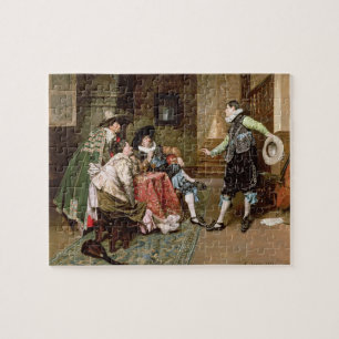 Quebra-cabeça Um conto de contrato, 1894 (óleo no painel)