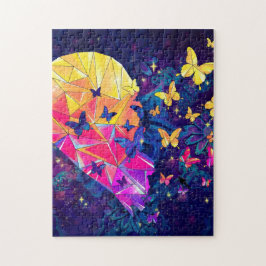 Quebra-cabeça Um Coração De Borboletas