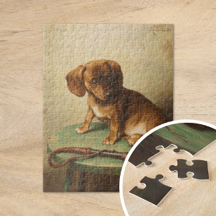 Quebra-cabeça Um Dachshund Puppy   Carl Reichert