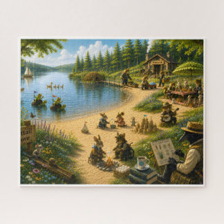Quebra-cabeça Um Dia de Verão em Cattail Cove