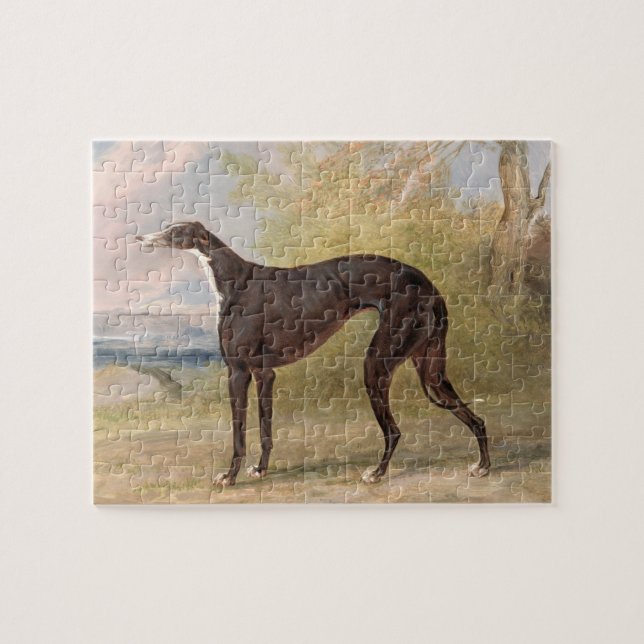 Quebra-cabeça Um dos galgos de vencimento do Fox da pista de (Horizontal)