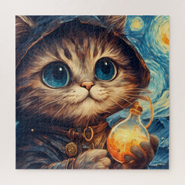 Quebra-cabeça Um Gato Mágico