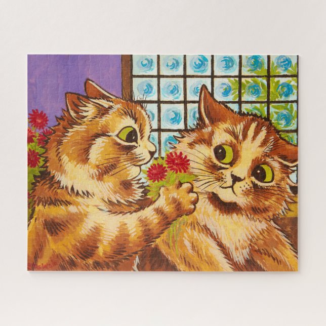 Quebra-cabeça Um Gesto Romântico de Louis Wain (Horizontal)